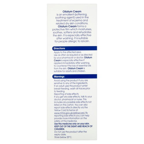Oilatum eczema cream 150g, imported from the UK