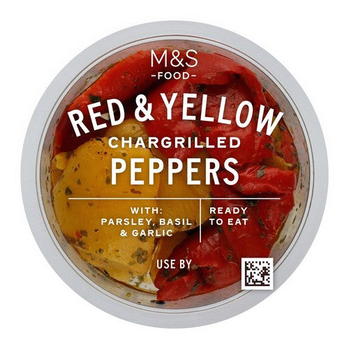 M&S Marinated Grilled Peppers 176g, imported from the UK