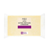 M&S British Extra Mature Cheddar 550g, imported from the UK