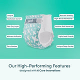 Rascals premium nappies size 2, imported from the UK