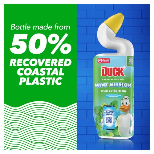 Toilet Duck toilet cleaner gel Mint Mission (British brand)