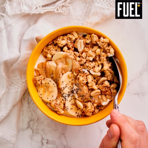 FUEL 10K Peanut Crunch Protein Granola Breakfast Cereal