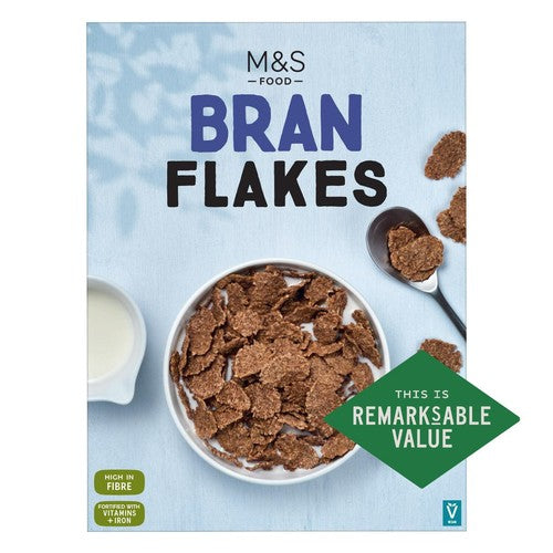 M&S Bran Flakes 500g cereal, imported from the UK