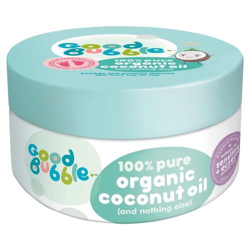 Good Bubble organic coconut oil for babies 185g, UK version