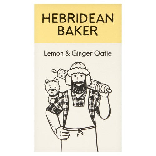 Hebridean Bakery lemon & ginger oat biscuits 150g, UK version
