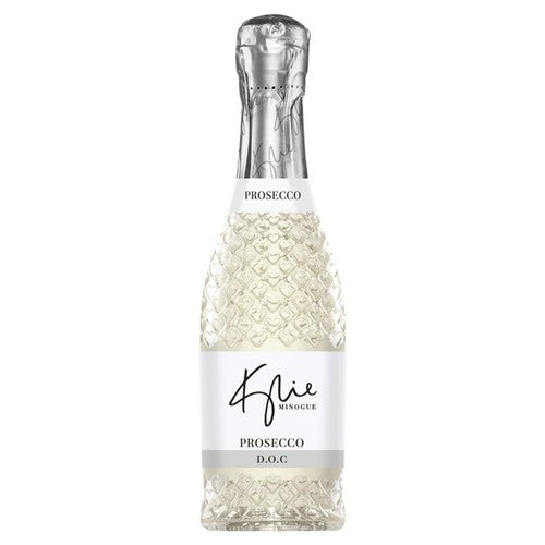 Kylie Minogue Prosecco White Mini sparkling wine, imported from the UK