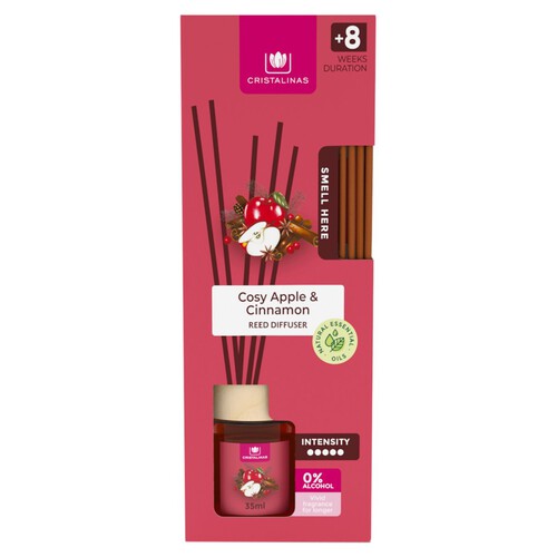 Cristalinas Reed Diffuser Apple  Cinnamon