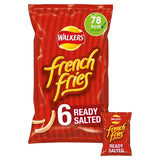 Walkers French Fries Ready Salted crisps 6x18g (British brand)