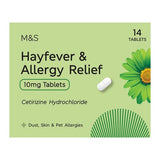 M&S Hayfever & Allergy Relief Tablets 14 Tablets, imported from the UK