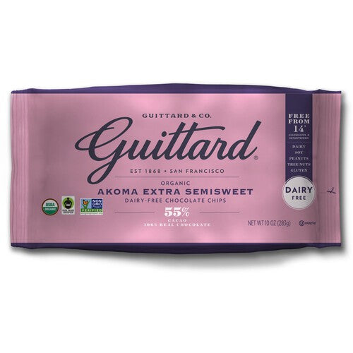 Guittard Organic Akoma Extra Semisweet 55 Cacao Baking Chips