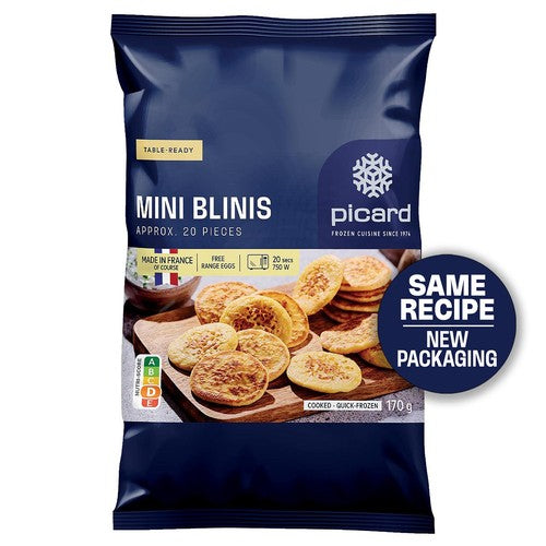 Picard mini blinis 20 per pack, imported from the UK