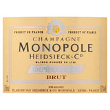 Heidsieck Monopole Cuvee Imperatrice Champagne Brut 75cl, UK version