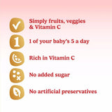 Cow & Gate apple mango orange carrot baby food pouch 100g - British product