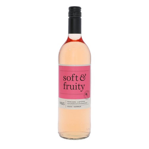 M&S Soft & Fruity Rosé wine 75cl, imported from the UK