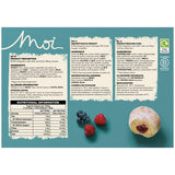 Moi red fruits filled mini beignets 8 per pack, imported from the UK