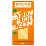 Profusion yellow lentil lasagne sheets 250g, imported from the UK