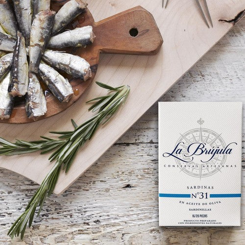Brindisa Galician Small Sardines 115g - British product