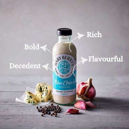 Mary Berry blue cheese salad dressing 235ml, imported from the UK