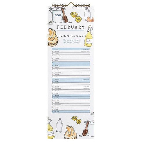 M&S Slim Recipe Design Calendar 2026