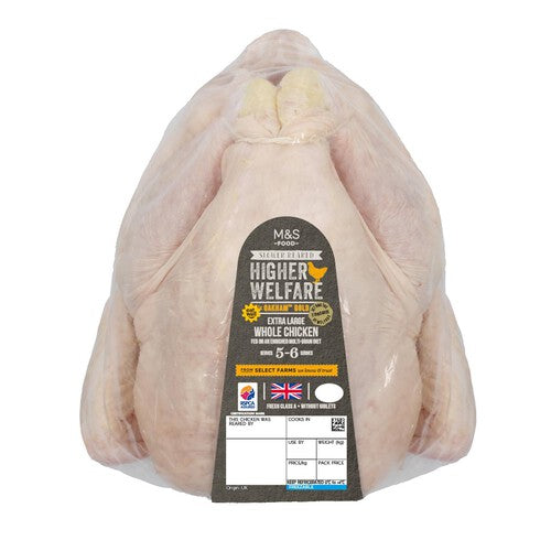 M&S Oakham Gold Extra Large Whole Chicken