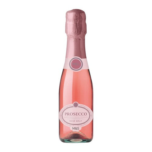M&S Prosecco Rose Brut 20cl, imported from the UK