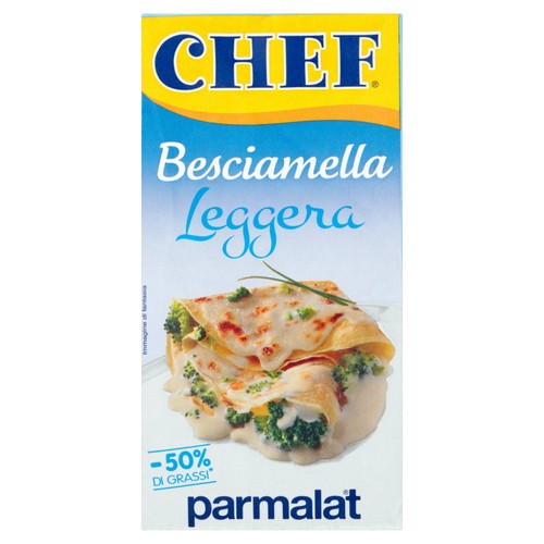 Chef Parmalat light bechamel sauce 500ml - British product