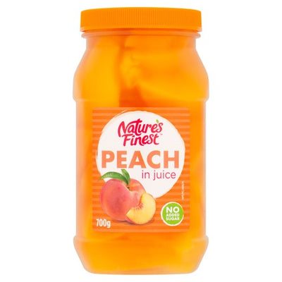 M&S Nature's Finest Peach Slices in Juice Jarred Fruit 700g- Buy online at McGrocer