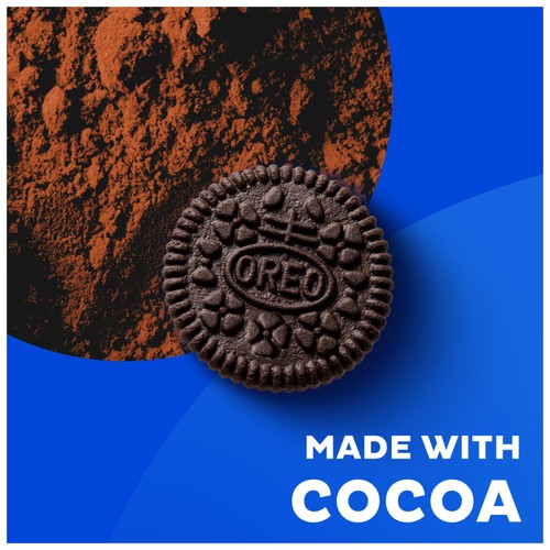 Oreo mini chocolate sandwich biscuits 114g box, imported from the UK