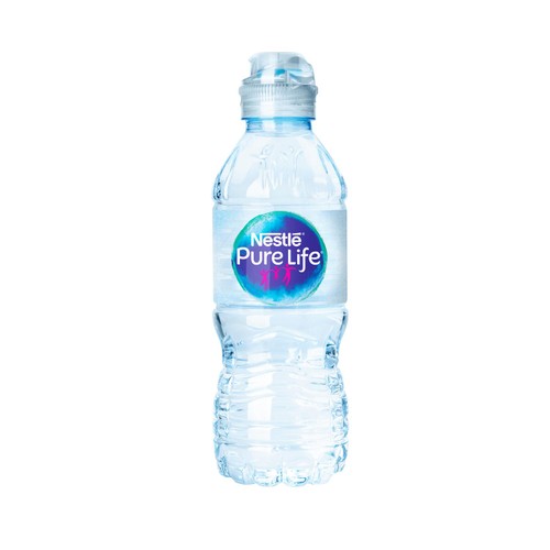 Nestle Pure Life 330ml sports cap water bottle, imported from the UK
