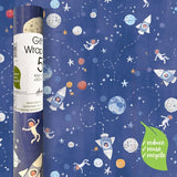Deva Designs In Space gift wrap roll 5m x 50cm, UK version
