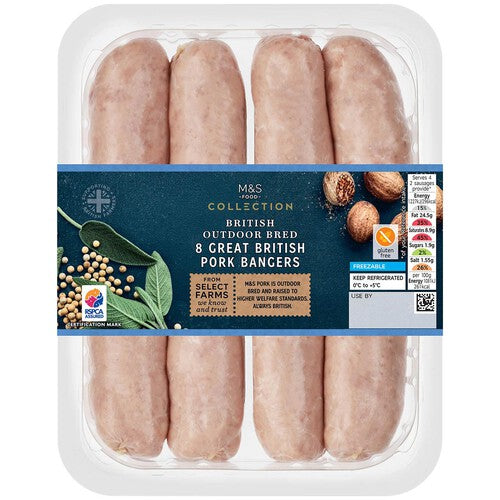 MS Collection 8 Great British Pork Bangers