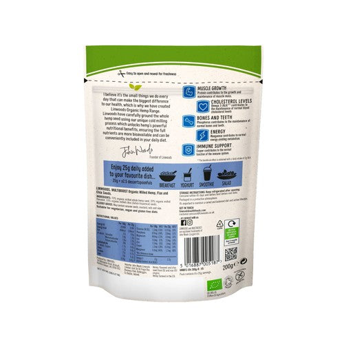 Linwoods Multi Boost Milled Hemp Flax Chia 200g, UK version