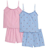 MS Fruit Stripe Woven Cami Pyjamas 6-7 Years Multi