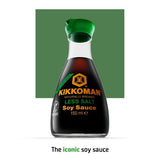 Kikkoman less salt soy sauce glass bottle, imported from the UK