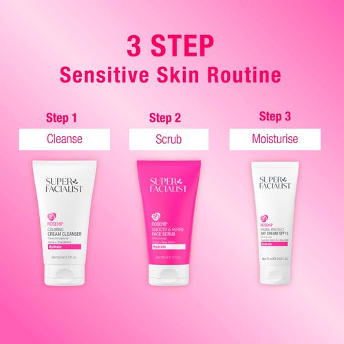 Super Facialist Rose Creamy Cleanser 150ml (British brand)