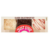 Just Love Food cake gift box with carrot, chocolate, and Victoria cakes 275g, UK version