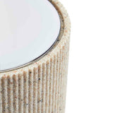 M&S Stone Effect Toilet Brush Holder, Natural