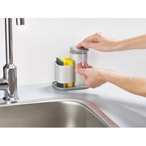 Joseph Joseph Duo soap dispenser with sponge holder 240ml, UK version