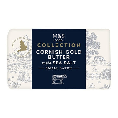 M&S M&S Cornish Gold Butter With Sea Salt Spreadable Butter 250g- Buy online at McGrocer