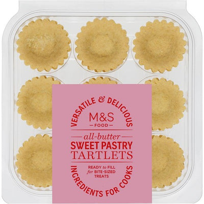 M&S M&S Mini All Butter Sweet Pastry Tartlets 18 Pack- Buy online at McGrocer