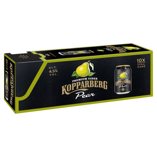 Kopparberg Pear Cider alcoholic beverage 4.5% ABV, UK version