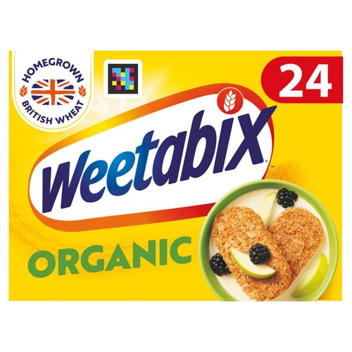 Weetabix Organic wheat biscuit cereal 24 biscuits (British brand)