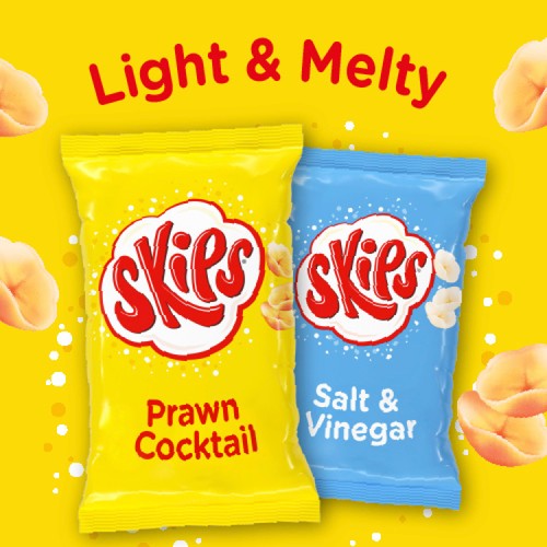 Skips Prawn Cocktail crisps 6-pack multipack (British brand)