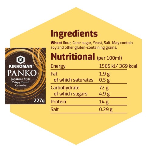 Kikkoman Panko breadcrumbs 227g, UK version