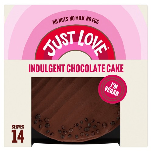 Just Love Food Indulgent Chocolate Cake 1.075kg, UK version