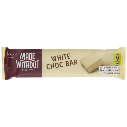M&S dairy free white chocolate bar, UK version