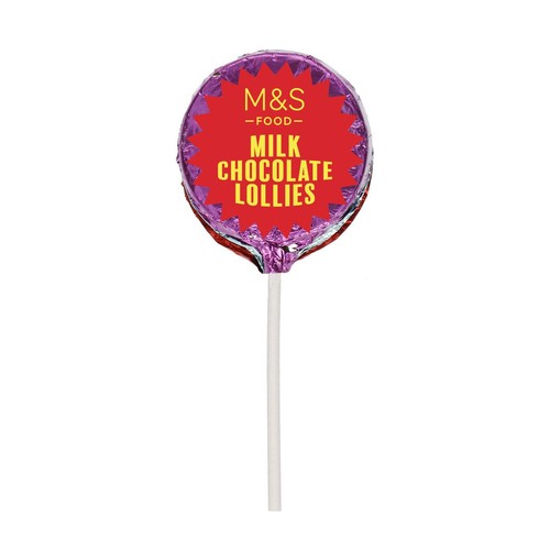 M&S milk chocolate lollies 36g, imported from the UK