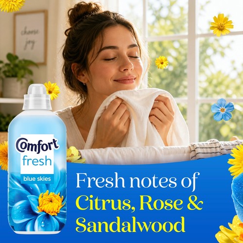 Comfort fabric conditioner Blue Skies 990ml - British product