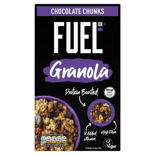 FUEL 10K Chocolate Chunks Protein Granola Breakfast Cereal