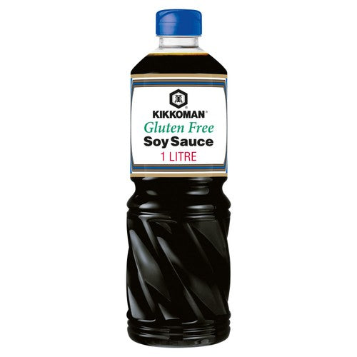 Kikkoman tamari gluten free soy sauce 1 litre bottle, UK version